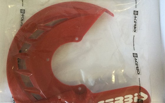 Bremsscheibenschutz rot - Bild 1