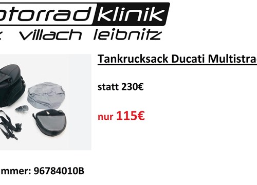 Tankrucksack Ducati Multistrada 1200 statt €230 um nur €115 genaueres siehe Beschreibung