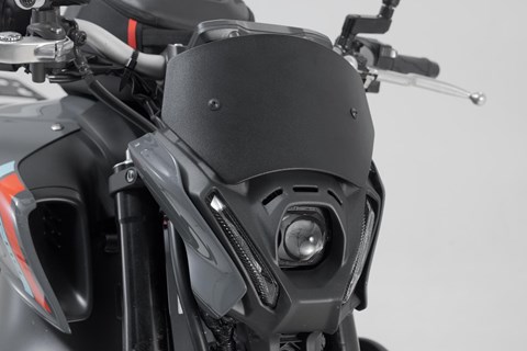 Marke: SW-MOTECH Artikelname: Windschild. Schwarz. Yamaha MT-09 / MT-09 SP (20-23).