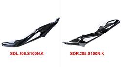 Seitendeckel am Tank für BMW S1000R (2014-2020)