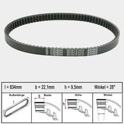 Athena Variomatikriemen Platinum 019