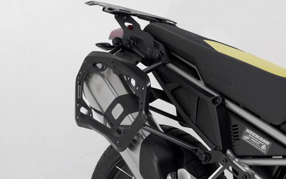 PRO Seitenträger. Schwarz. Aprilia Tuareg 660 (21-) / Rally (24-). - Bild 5