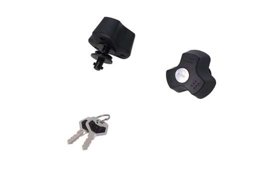 Diebstahlsicherung für EVO Kofferträger. QUICK-LOCK. 2 Schlösser, 2 Schlüssel. - Bild 1