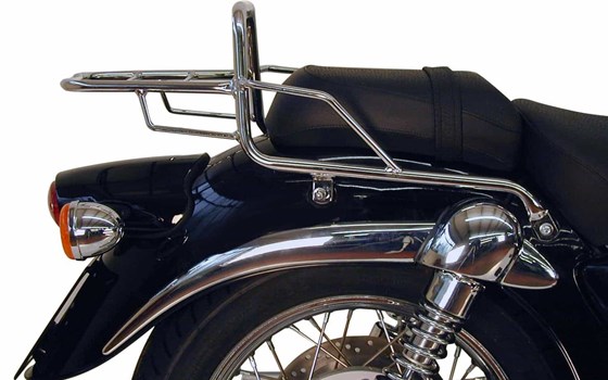 SEITENKOFFERTRÄGER FESTVERSCHRAUBT CHROM + ROHRGEPÄCKBRÜCKE TOPCASETRÄGER CHROM FÜR MOTO GUZZI CALIFORNIA - Bild 1