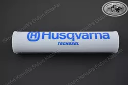 Lenkerrolle Vintage Tecnosel Husqvarna weiss blau Lenkerrolle Vintage Tecnosel Husqvarna weiss blau