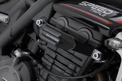 Sturzpad-Kit. Schwarz. Triumph Speed Triple 1200 RS (21-).