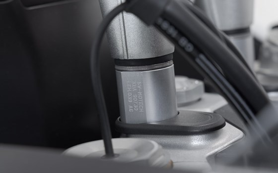 Lenkererhöhung. H=30 mm. Silbern. Triumph Tiger Modelle (22-). - Bild 2