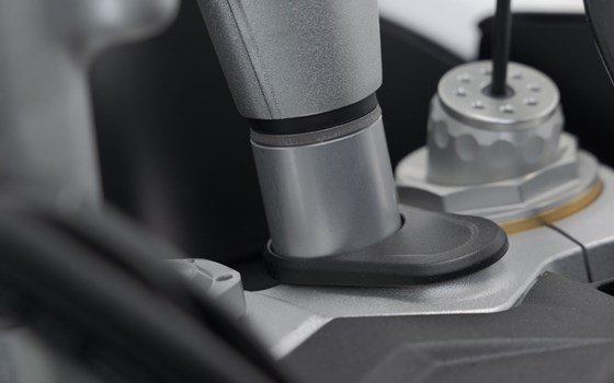 Lenkererhöhung. H=30 mm. Silbern. Triumph Tiger Modelle (22-). - Bild 3