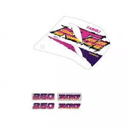 Dekorsatz Tecnosel KTM 250/300 Zweitakt Modelle 1994-1995 Dekorsatz Tecnosel KTM 250/300 Zweitakt Modelle 1994-1995