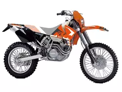 Dekorsatz Blackbird KTM 125/250/300/400/520 EXC 2001-2002 Dekorsatz Blackbird KTM 125/250/300/400/520 EXC 2001-2002