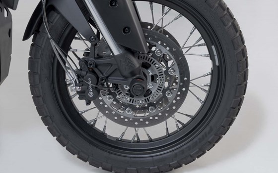 Sturzpad-Kit für Vorderachse. Schwarz. Moto Morini X-Cape 650 (21-). - Bild 2