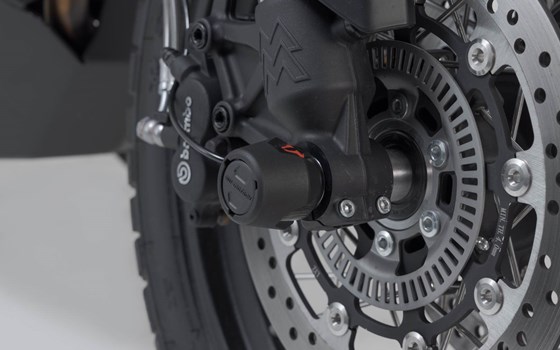 Sturzpad-Kit für Vorderachse. Schwarz. Moto Morini X-Cape 650 (21-). - Bild 5