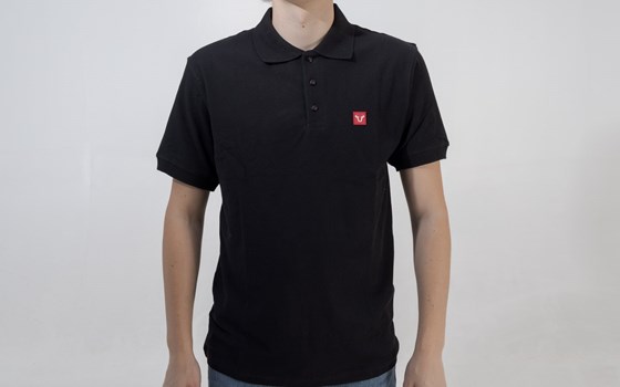 Polo-Shirt. Core Line. Schwarz. Herren. Größe L. - Bild 1