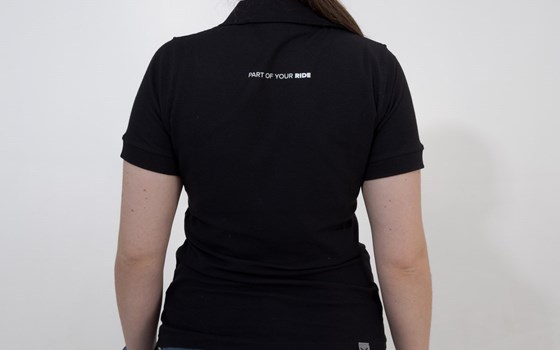 Polo-Shirt. Core Line. Schwarz. Damen. Größe M. - Bild 4