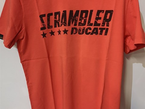 Scrambler T-Shirt Orange Flip