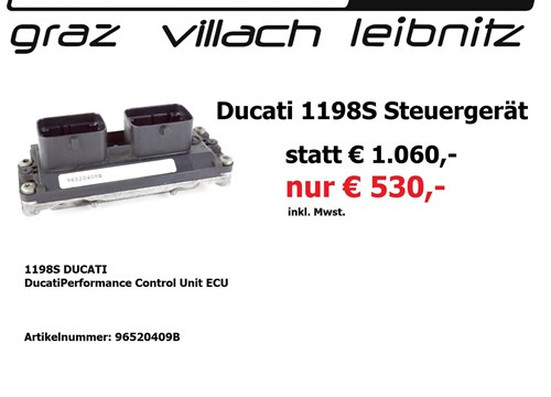 Ducati 1198S Steuergerät statt € 1.060,- nur € 530,-