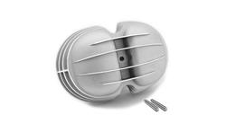 Ventildeckel Klassische Optik mit polierten Rippen und Kanten, 4 Rippen für BMW R 100 Modelle