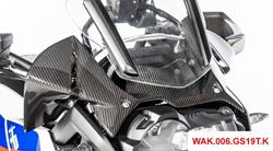 Carbon Windabweiser am Cockpit für BMW R 1250 GS & R 1250 GS Adventure