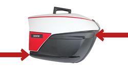 Schutzleisten für Tourenkoffer für BMW R 1250 RT