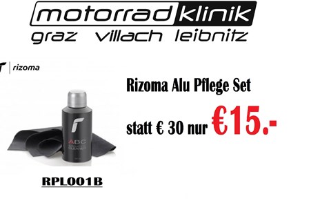 Rizoma Rizoma Alu Pflege Set statt € 30 nur €15.-