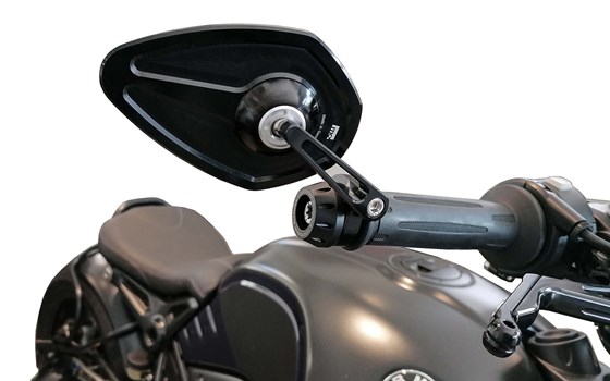 Adapter für Lenkerenden-Spiegel - schwarz - Satz - Bild 2