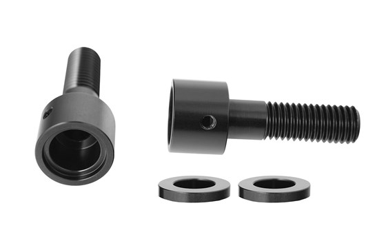 Adapter für Lenkerenden-Spiegel und Blinker mo.Blaze Disk - schwarz - Satz - Bild 1