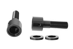 Adapter für Lenkerenden-Spiegel und Blinker mo.Blaze Disk - schwarz - Satz