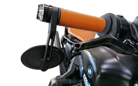 Adapter für Lenkerenden-Spiegel und Blinker mo.Blaze Disk - schwarz - Satz - Bild 2