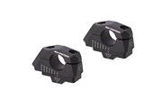Lenkerverlegung variabel für Ø28 Lenker m. Versatz. Schwarz. BMW F 850 GS/Adv (17-), F 900 GS (23-).