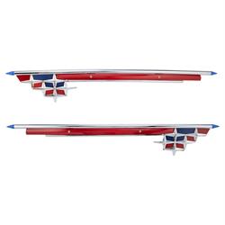 Sturzbügel "embellisher", Seitenhaube, links & rechts für Lambretta 125 LI 3°-4°/LIS/150 LI3°/LIS/SX/200 SX