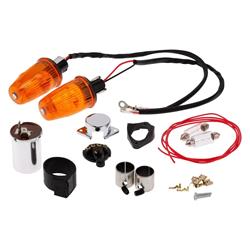 Umrüstkit SIP Lenkerendenblinker 6 Volt für Vespa 50-125/PV/ET3/125 VNB-TS/150 VBB - Super/160 GS