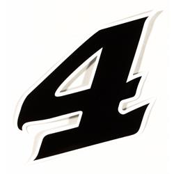 Aufkleber mit Motiv Startnummer "6"