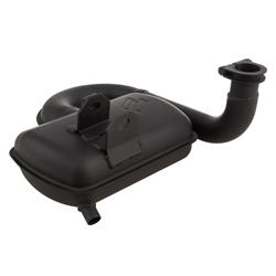 Rennauspuff POLINI 200.2018, Stahl schwarz für Vespa 125 VNA-TS/150 VBA-Sprint/PX80-150/PE/Lusso
