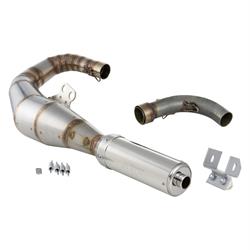Rennauspuff SIP Performance, Edelstahl unlackiert, Dämpfer: Edelstahl Farbe (ESD): silber für Vespa 125 GT/GTR/TS/150 GL/Sprint/V/PX80-150/PE/Lusso/Cosa 1