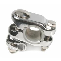 Klemme Spiegelstangenbefestigung STADIUM Rohrlenker/Gepäckträger vorne, für 7/8"-1" Rohre