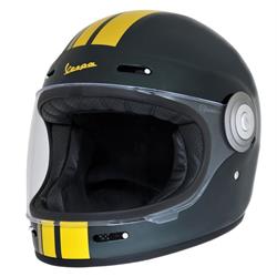 Helm PIAGGIO Vespa Racing Sixties, grün/gelb, Gr. XS, 54cm Integralhelm