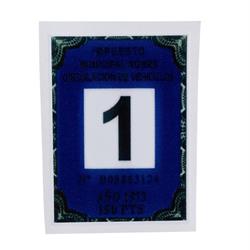 Steuermarke Repro Spanien 1973 für MotoVespa 125/150/160/180