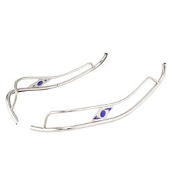 Sturzbügel "Ulma Style", Seitenhaube hinten, links & rechts für Lambretta 125 LI 3°-4°/150 LI 3°