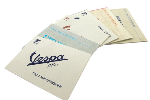 Marke: PIAGGIO Artikelname: Bedienungsanleitung für Vespa 180 Rally PIAGGIO 1968 für Vespa 180 Rally