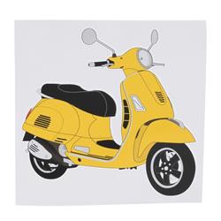 Aufkleber mit Motiv Vespa GTS Motorroller