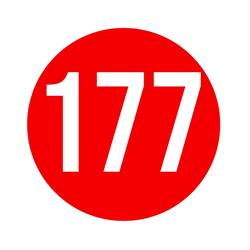 Aufkleber mit Motiv Tempo 177