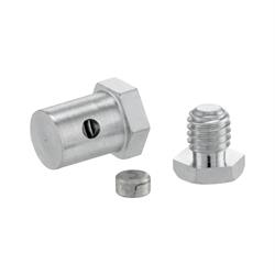 Schraubnippel Gang/Kupplung L 11mm, 6,8 mm, Sechskant, flach, SIP PREMIUM alle Modelle