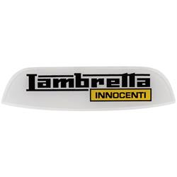 Schriftzug "INNOCENTI Lambretta" Heck für Lambretta 125 LI 3°/LIS/150 LI 3°/LIS/SX/175 TV 3°/200 TV/SX