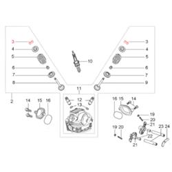 Klemmkeil LML, Ventilschaft, SF514-1519 für LML Star 125-200 4T/Star Deluxe 125-150 4S/Speedy