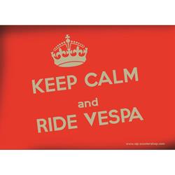 Postkarte SIP mit Motiv "KEEP CALM and RIDE VESPA"