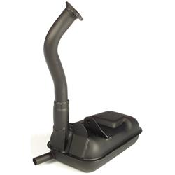 Rennauspuff SITO Plus 0253, schwarz für Vespa PK50 S/SS/XL N Automatica/Plurimatic