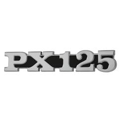 Schriftzug PIAGGIO PX 125 Seitenhaube links 673234 für Vespa PX 125 2011