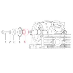 Distanzstück LML, Nockenwelle, SF514-0102 für LML Star 125-150 4T/Star Deluxe 125-150 4S/Speedy