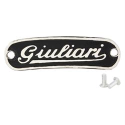 Emblem "GIULIARI" Sitzbank für Vespa