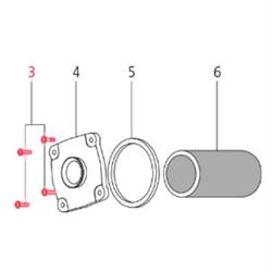 Schraube Luftfilterdeckel M5x18 mm, Kreuzschlitz, Linsenkopf, LML für LML Star 125-200 4T/Star Deluxe 125-150 4S/Speedy